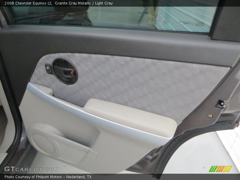 Granite Gray Metallic / Light Gray 2008 Chevrolet Equinox LS