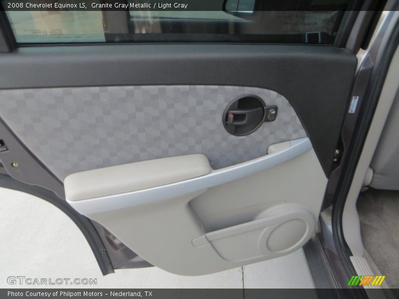 Granite Gray Metallic / Light Gray 2008 Chevrolet Equinox LS