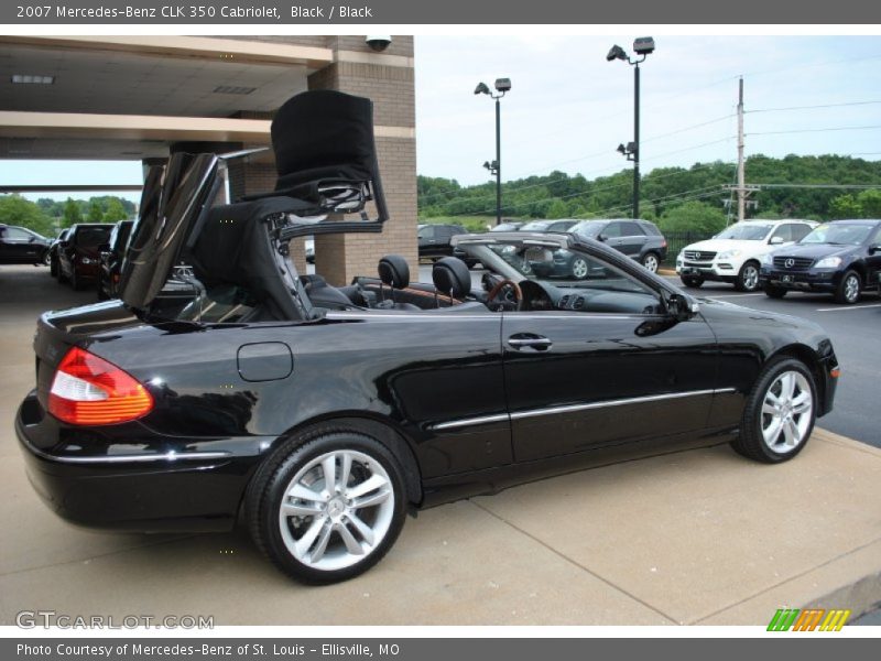 Black / Black 2007 Mercedes-Benz CLK 350 Cabriolet