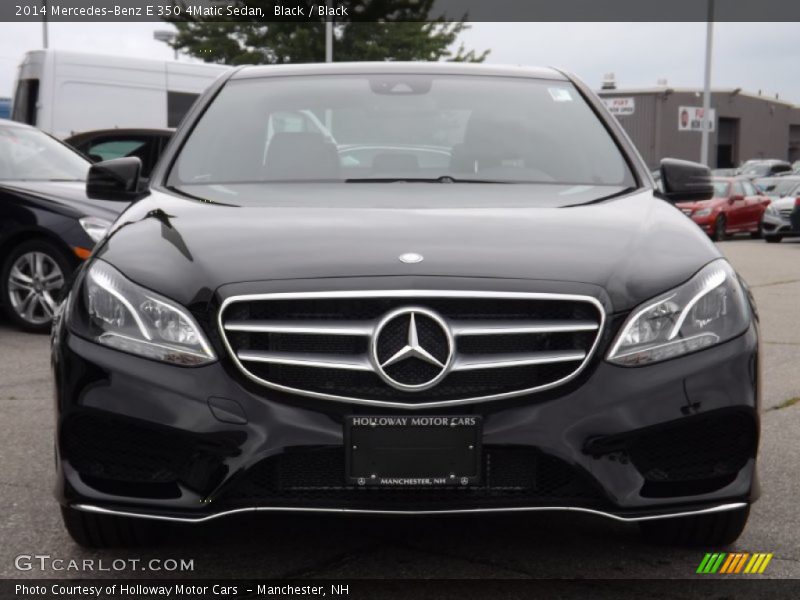 Black / Black 2014 Mercedes-Benz E 350 4Matic Sedan