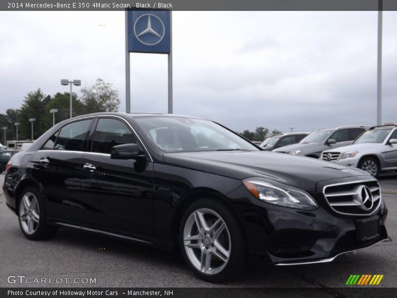 Black / Black 2014 Mercedes-Benz E 350 4Matic Sedan