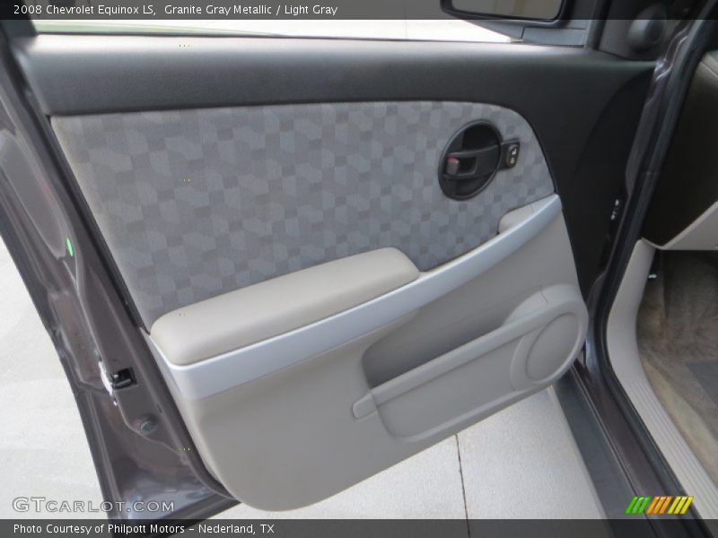 Granite Gray Metallic / Light Gray 2008 Chevrolet Equinox LS