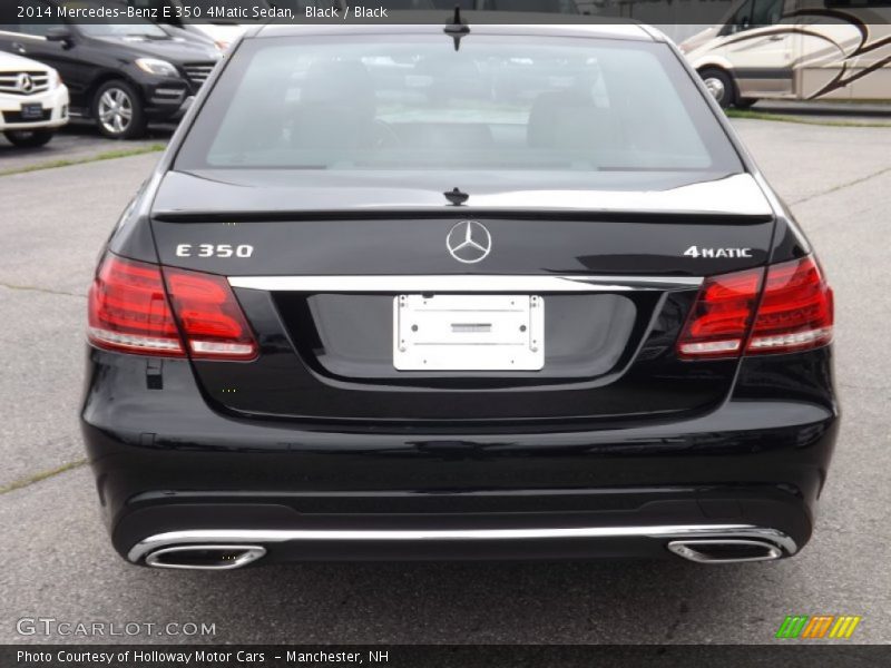 Black / Black 2014 Mercedes-Benz E 350 4Matic Sedan