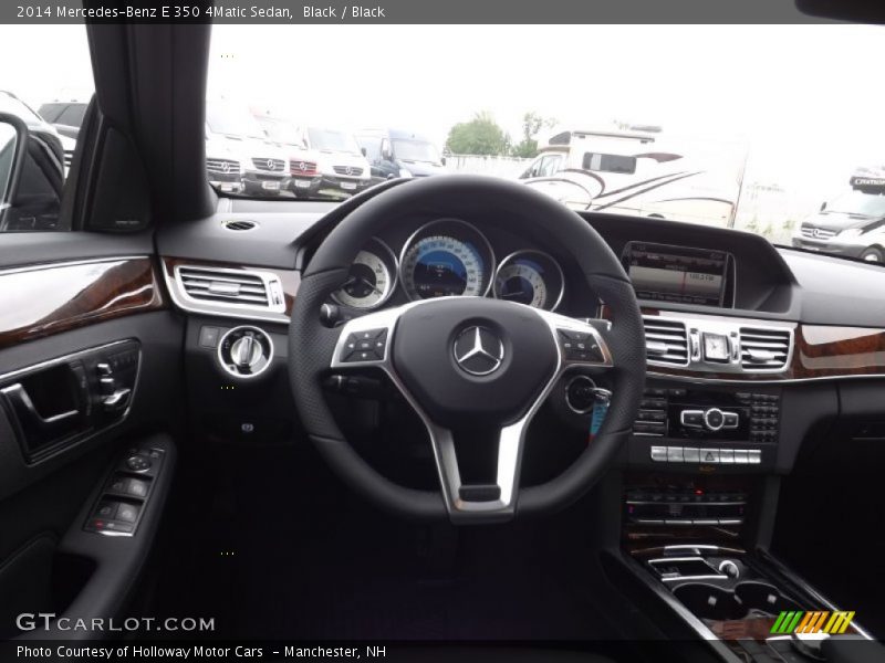 Black / Black 2014 Mercedes-Benz E 350 4Matic Sedan
