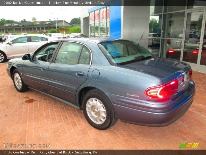 Titanium Blue Metallic / Medium Gray 2002 Buick LeSabre Limited