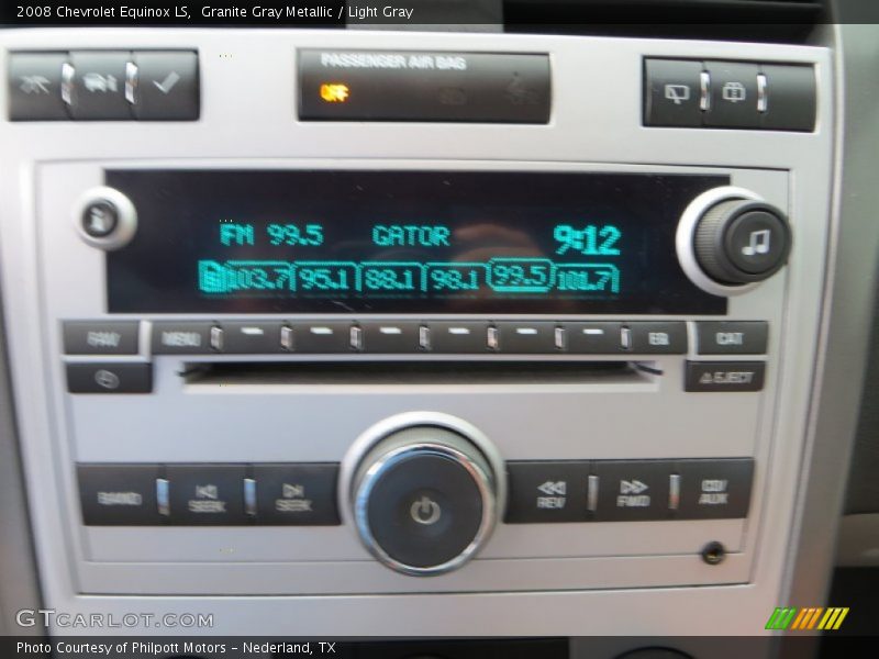 Granite Gray Metallic / Light Gray 2008 Chevrolet Equinox LS