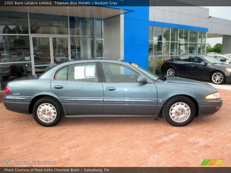Titanium Blue Metallic / Medium Gray 2002 Buick LeSabre Limited