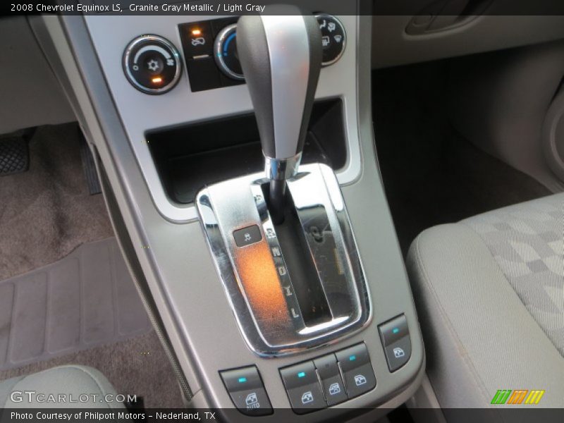 Granite Gray Metallic / Light Gray 2008 Chevrolet Equinox LS