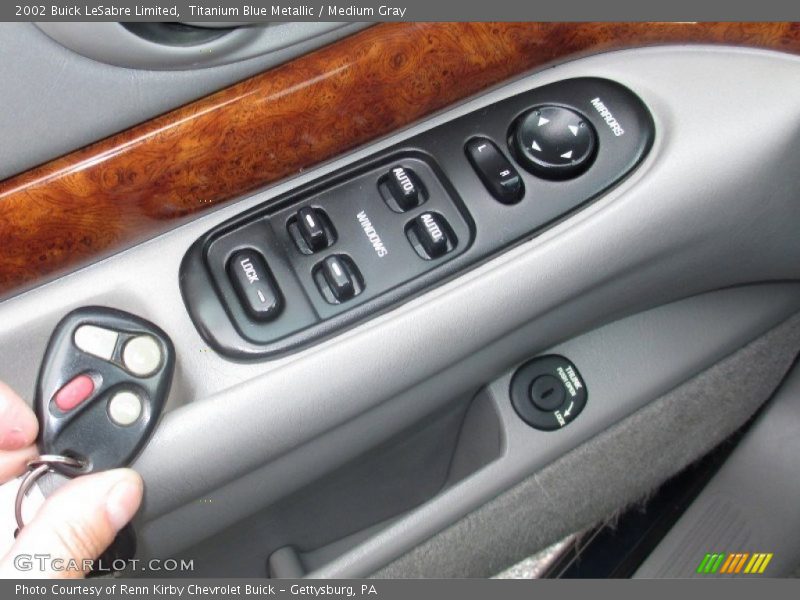 Titanium Blue Metallic / Medium Gray 2002 Buick LeSabre Limited