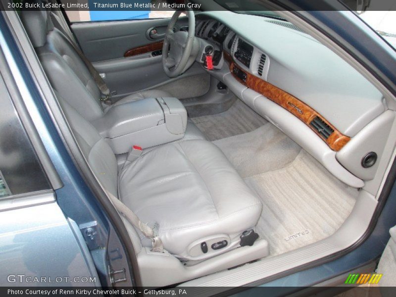 Titanium Blue Metallic / Medium Gray 2002 Buick LeSabre Limited