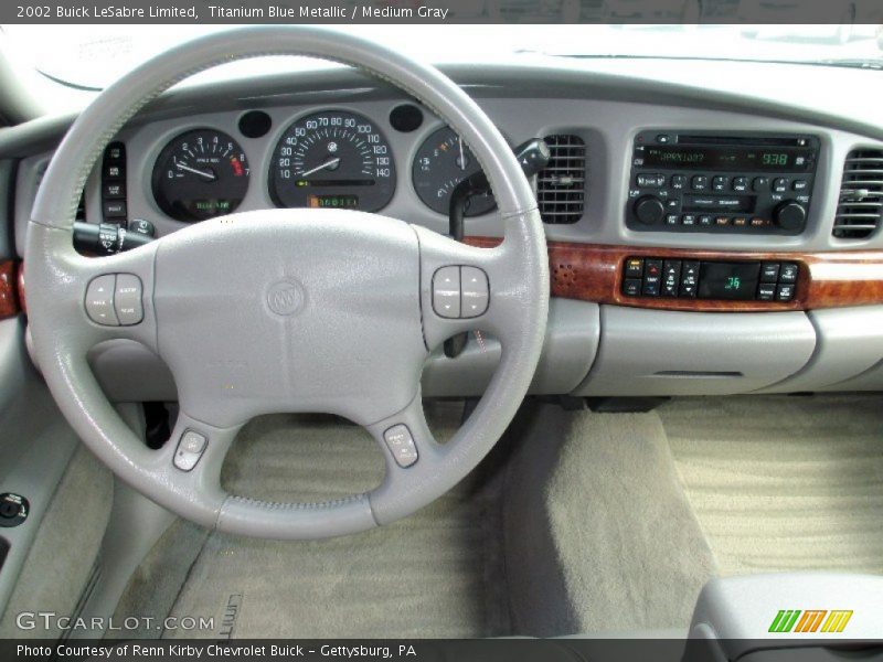 Titanium Blue Metallic / Medium Gray 2002 Buick LeSabre Limited