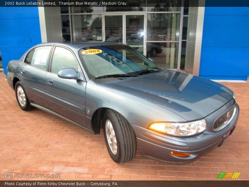 Titanium Blue Metallic / Medium Gray 2002 Buick LeSabre Limited