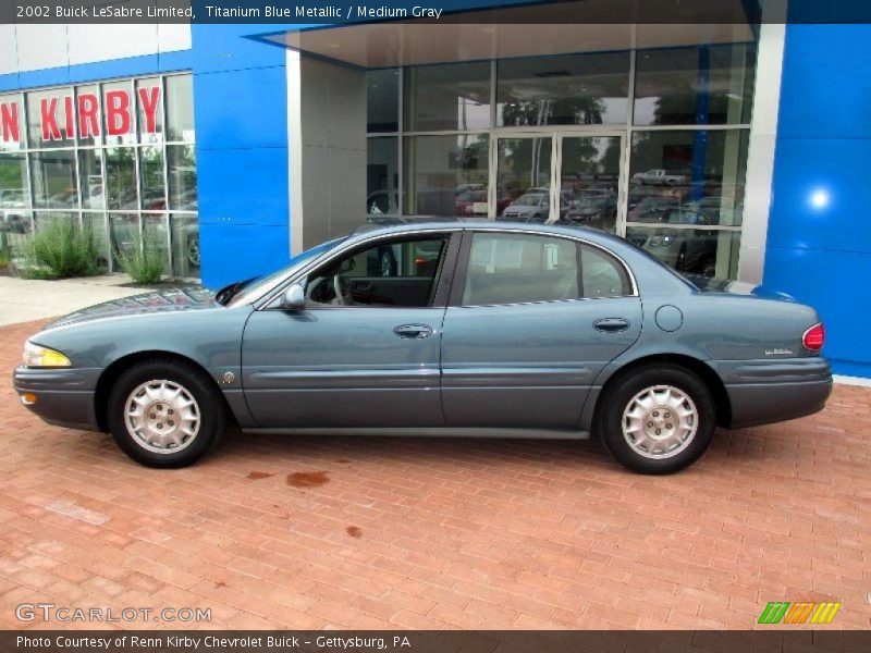 Titanium Blue Metallic / Medium Gray 2002 Buick LeSabre Limited