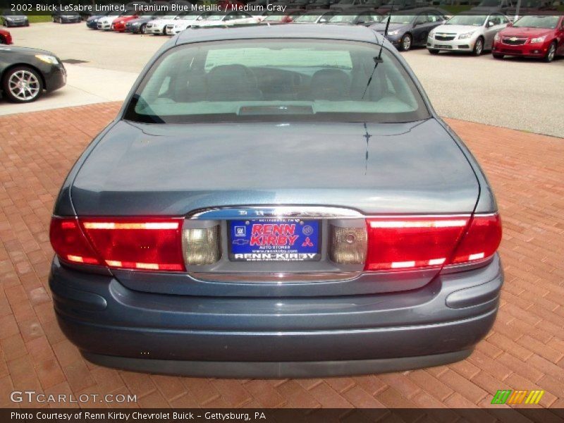 Titanium Blue Metallic / Medium Gray 2002 Buick LeSabre Limited