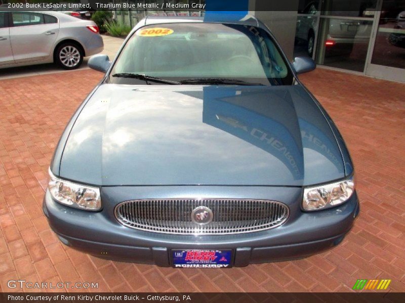 Titanium Blue Metallic / Medium Gray 2002 Buick LeSabre Limited