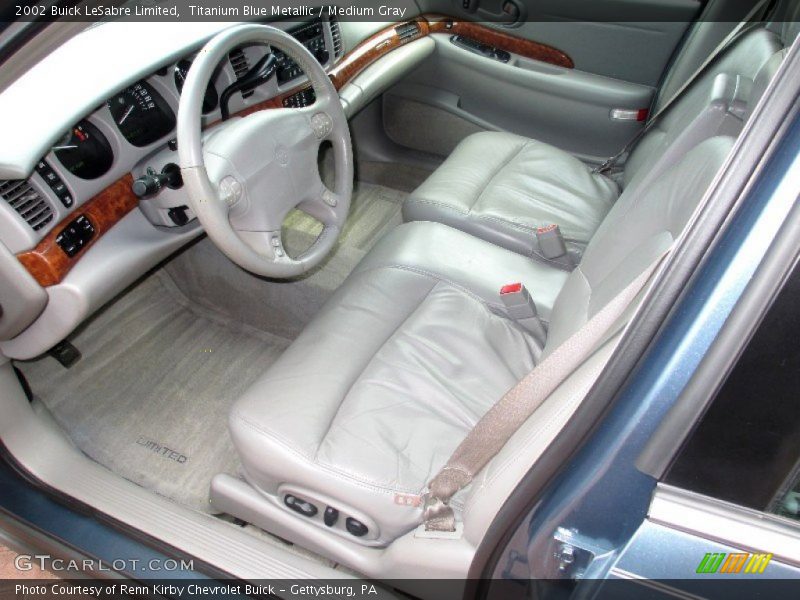 Titanium Blue Metallic / Medium Gray 2002 Buick LeSabre Limited