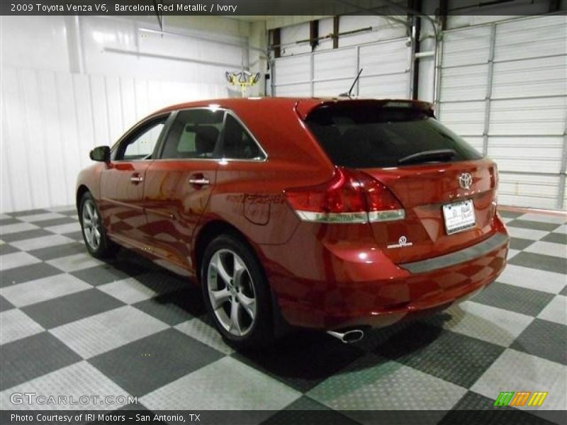Barcelona Red Metallic / Ivory 2009 Toyota Venza V6