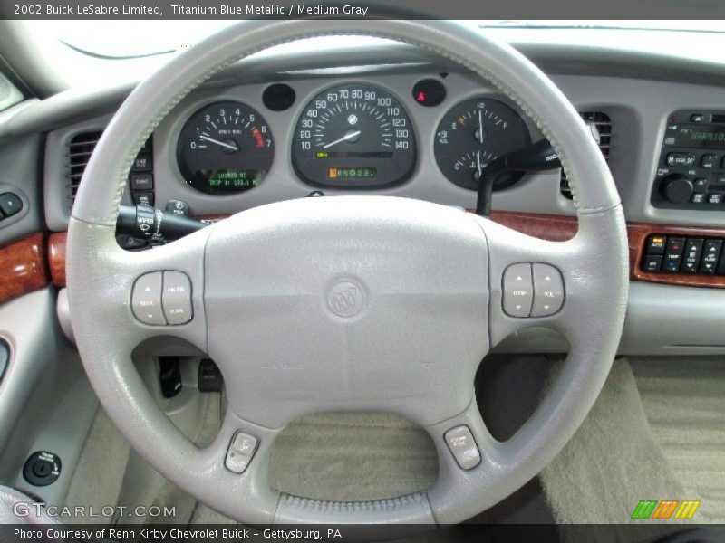 Titanium Blue Metallic / Medium Gray 2002 Buick LeSabre Limited