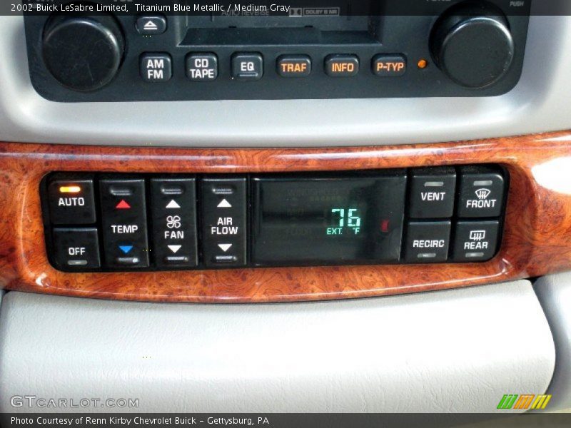 Titanium Blue Metallic / Medium Gray 2002 Buick LeSabre Limited
