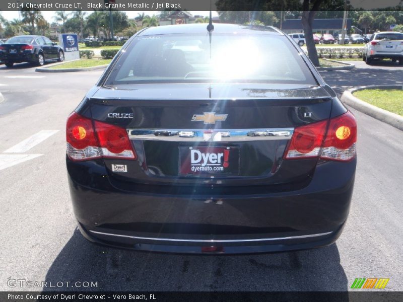 Black Granite Metallic / Jet Black 2014 Chevrolet Cruze LT