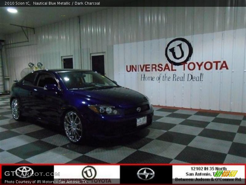 Nautical Blue Metallic / Dark Charcoal 2010 Scion tC