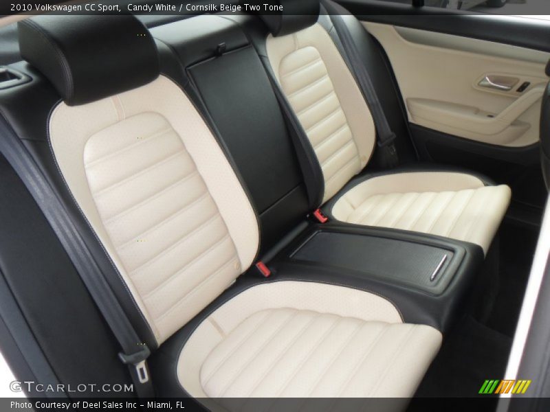 Candy White / Cornsilk Beige Two Tone 2010 Volkswagen CC Sport