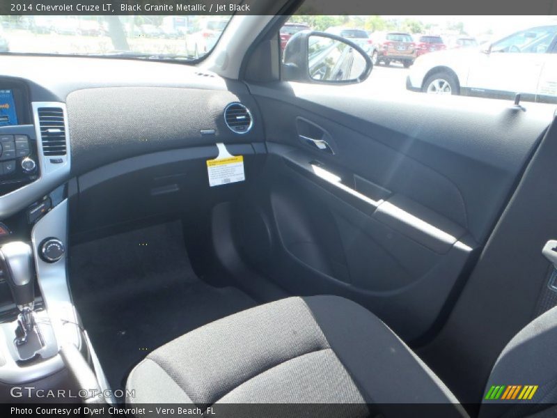 Black Granite Metallic / Jet Black 2014 Chevrolet Cruze LT