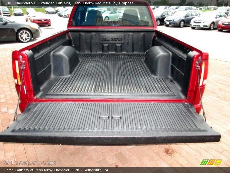 Dark Cherry Red Metallic / Graphite 2002 Chevrolet S10 Extended Cab 4x4