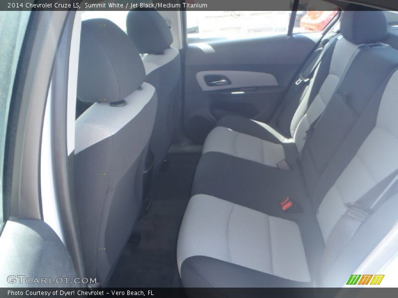 Summit White / Jet Black/Medium Titanium 2014 Chevrolet Cruze LS