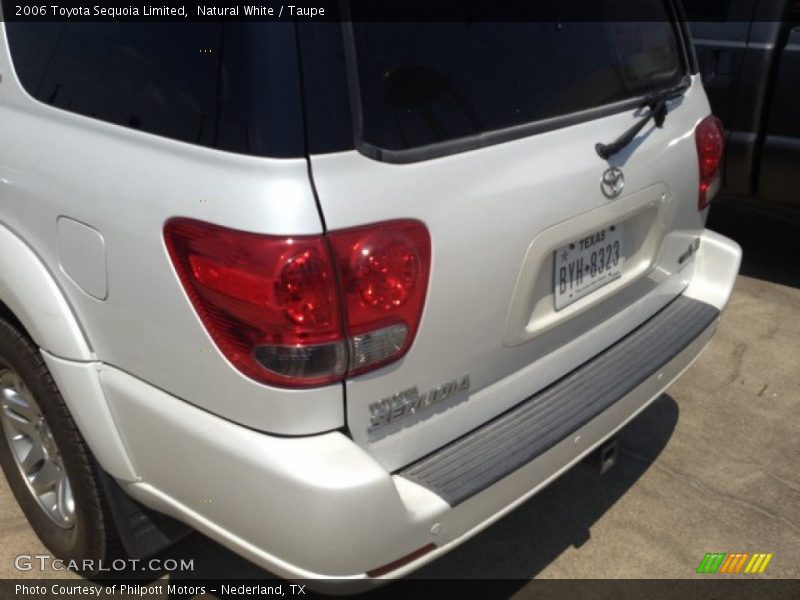 Natural White / Taupe 2006 Toyota Sequoia Limited