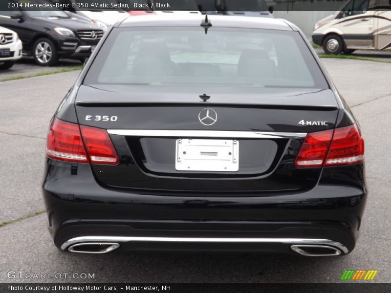 Black / Black 2014 Mercedes-Benz E 350 4Matic Sedan