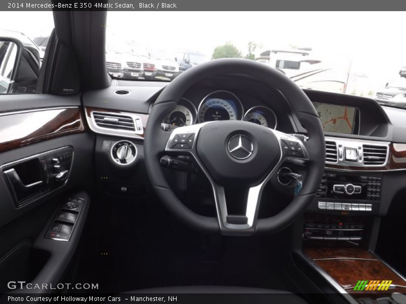 Black / Black 2014 Mercedes-Benz E 350 4Matic Sedan
