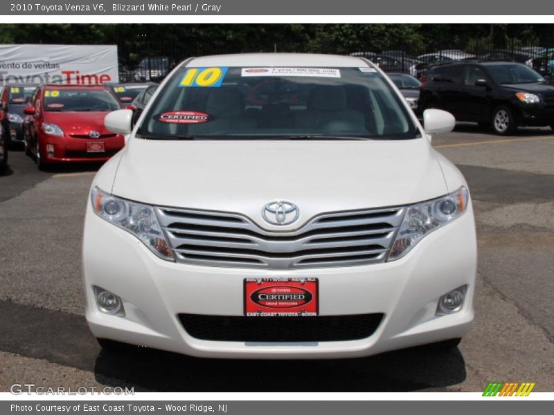 Blizzard White Pearl / Gray 2010 Toyota Venza V6