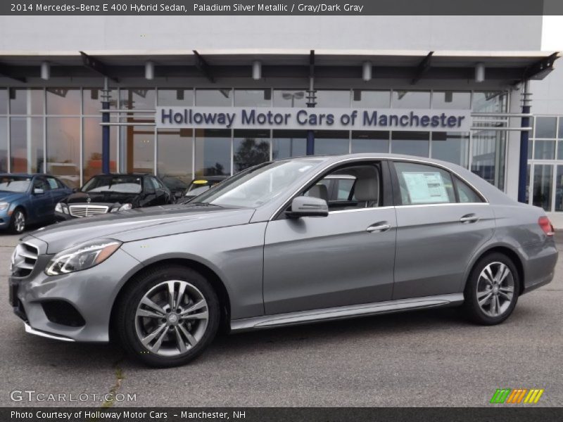 Paladium Silver Metallic / Gray/Dark Gray 2014 Mercedes-Benz E 400 Hybrid Sedan