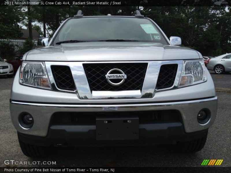 Radiant Silver Metallic / Steel 2011 Nissan Frontier SL Crew Cab 4x4