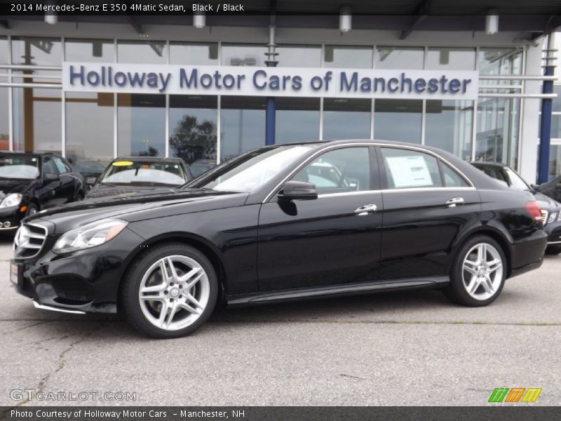 Black / Black 2014 Mercedes-Benz E 350 4Matic Sedan