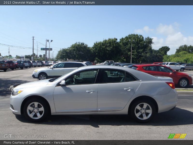 Silver Ice Metallic / Jet Black/Titanium 2013 Chevrolet Malibu LT