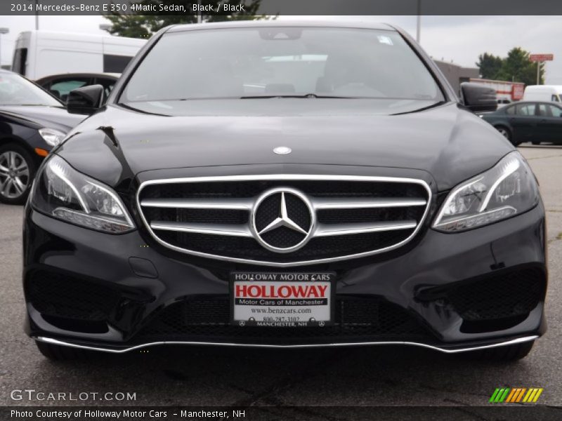 Black / Black 2014 Mercedes-Benz E 350 4Matic Sedan