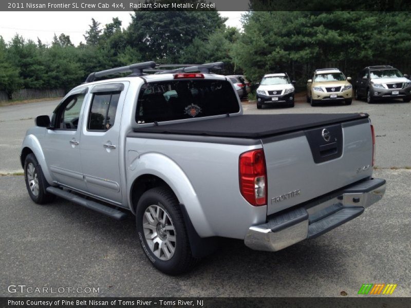 Radiant Silver Metallic / Steel 2011 Nissan Frontier SL Crew Cab 4x4