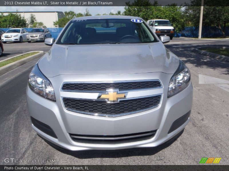 Silver Ice Metallic / Jet Black/Titanium 2013 Chevrolet Malibu LT