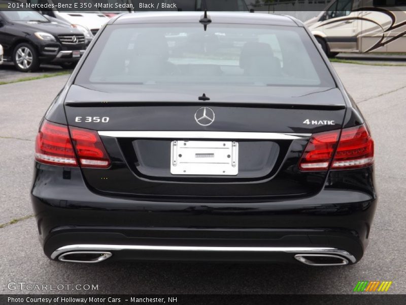 Black / Black 2014 Mercedes-Benz E 350 4Matic Sedan