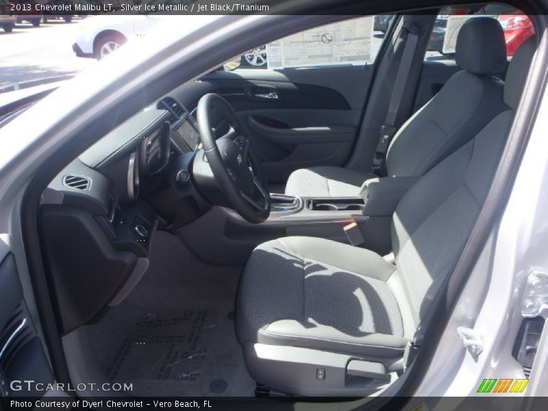 Silver Ice Metallic / Jet Black/Titanium 2013 Chevrolet Malibu LT
