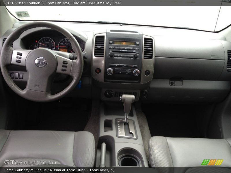 Radiant Silver Metallic / Steel 2011 Nissan Frontier SL Crew Cab 4x4