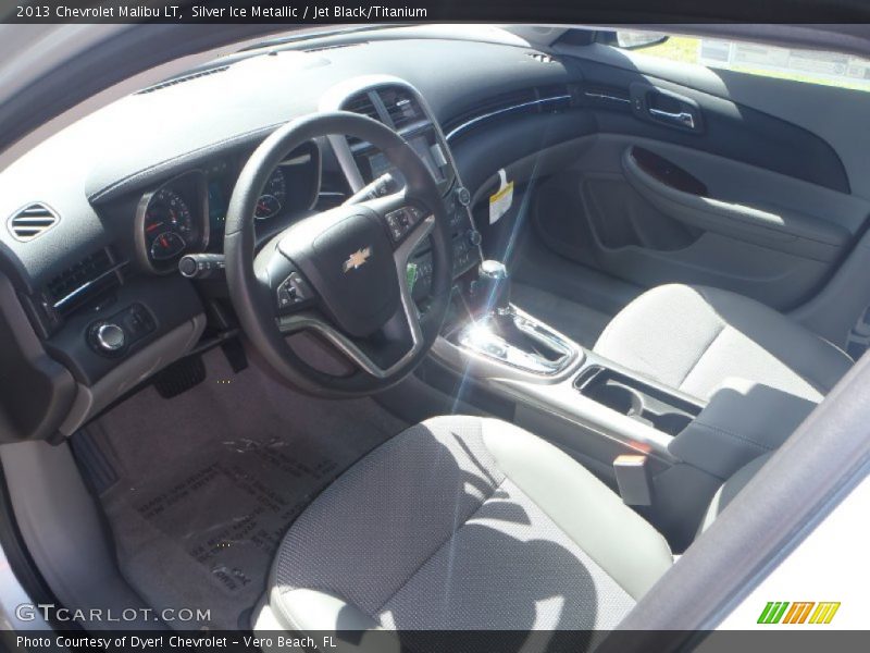 Silver Ice Metallic / Jet Black/Titanium 2013 Chevrolet Malibu LT