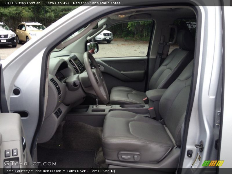 Radiant Silver Metallic / Steel 2011 Nissan Frontier SL Crew Cab 4x4