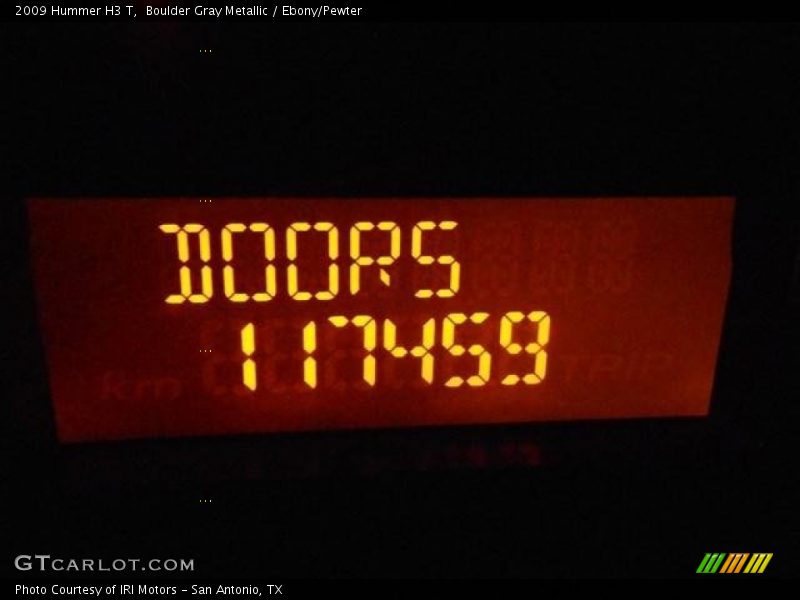 Boulder Gray Metallic / Ebony/Pewter 2009 Hummer H3 T