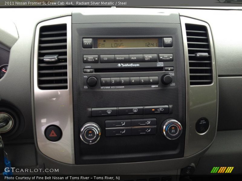 Radiant Silver Metallic / Steel 2011 Nissan Frontier SL Crew Cab 4x4