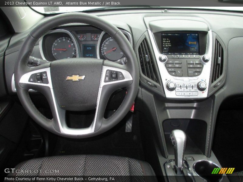 Atlantis Blue Metallic / Jet Black 2013 Chevrolet Equinox LT AWD