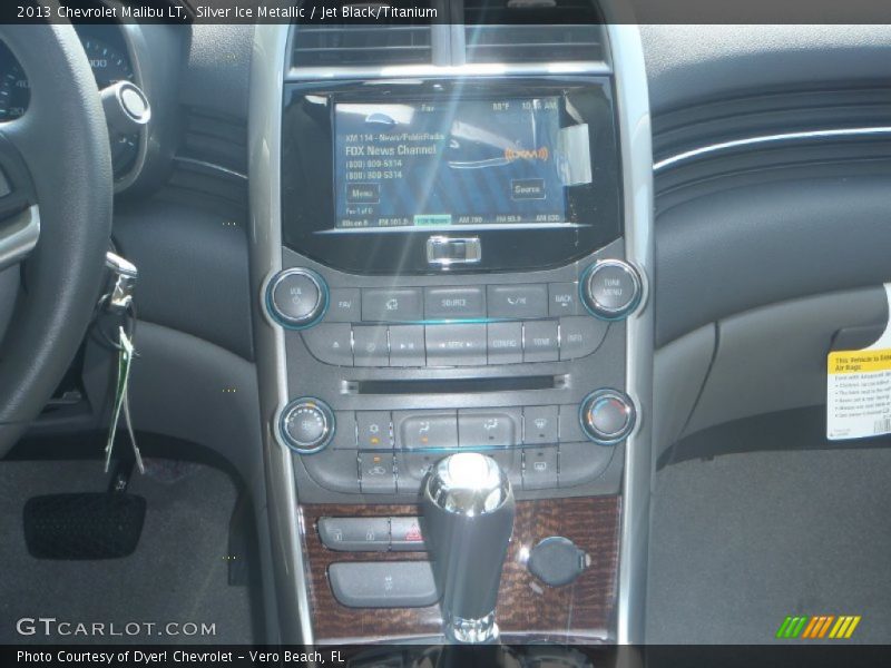 Silver Ice Metallic / Jet Black/Titanium 2013 Chevrolet Malibu LT
