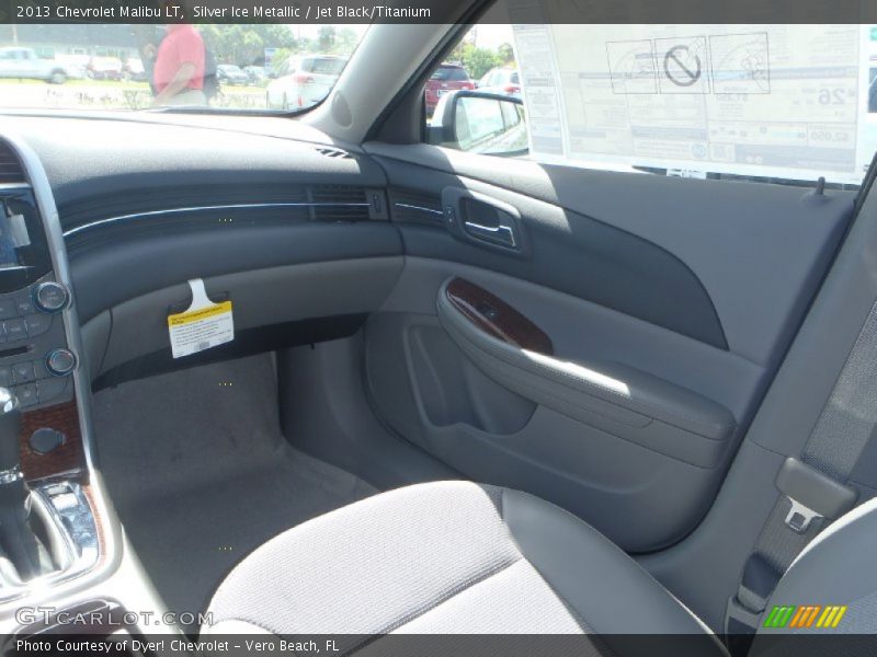 Silver Ice Metallic / Jet Black/Titanium 2013 Chevrolet Malibu LT